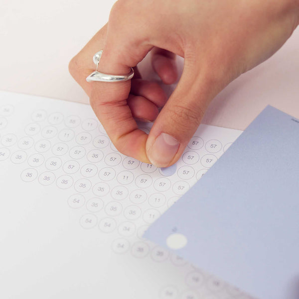 Charles And Marie VERMEER PIXELART - Kleben Nach Zahlen Mit Stickern - 50x70 Cm | Dot On