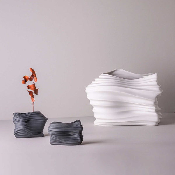 Charles And Marie Voo G - Porzellan BLUMENVASE - H=28 Cm | Holaria