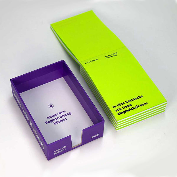 Charles And Marie WAS WIR LIEBEN - Notiz-Kalender 2025 | Daniela Spinelli & Birte Spreuer | Hermann Schmidt Verlag