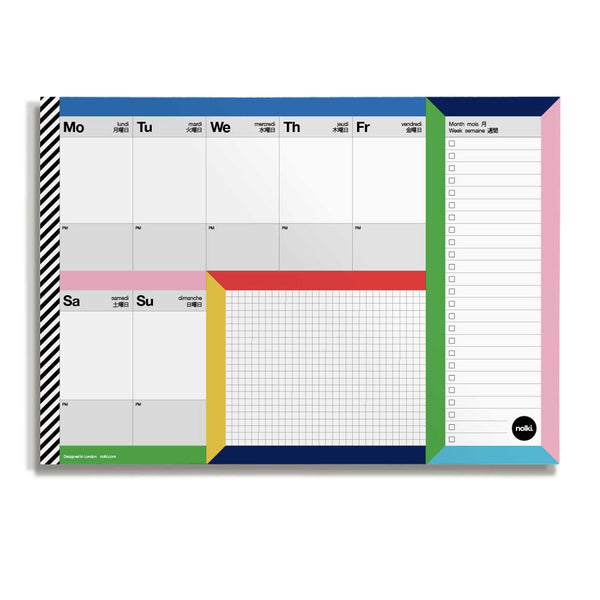charles and marie WEEK DESKPAD & PLANNER Runway | WOCHEN SCHREIBUNTERLAGE | A4 & 50 Seiten | nolki