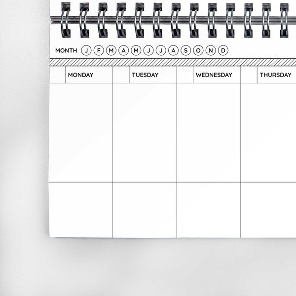 Charles And Marie WEEKLY PLANNER Betty | WOCHEN SCHREIBTISCH PLANER | 108 Seiten | Nolki
