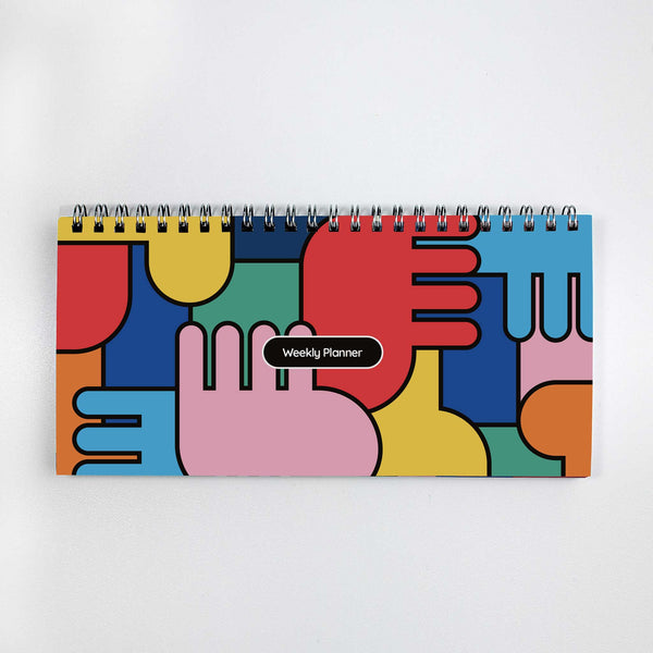 charles and marie WEEKLY PLANNER Betty | WOCHEN SCHREIBTISCH PLANER | 108 Seiten | nolki