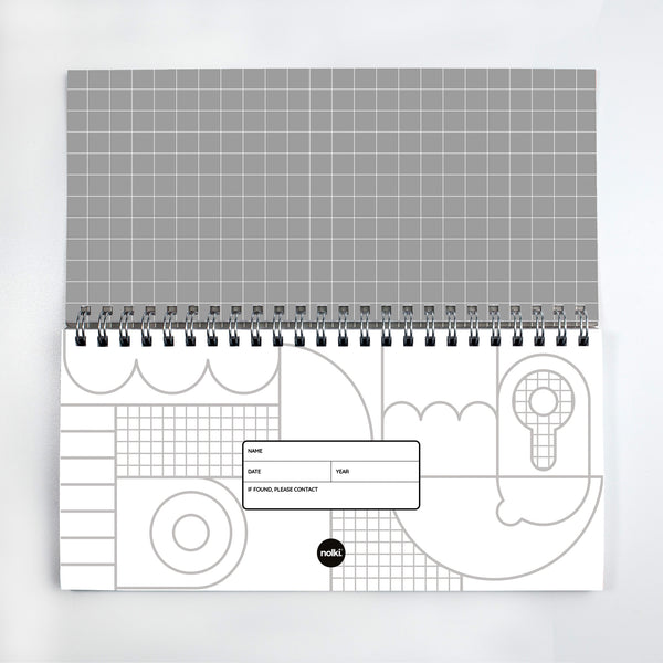 Charles And Marie WEEKLY PLANNER Luna Park | WOCHEN SCHREIBTISCH PLANER | 108 Seiten | Nolki