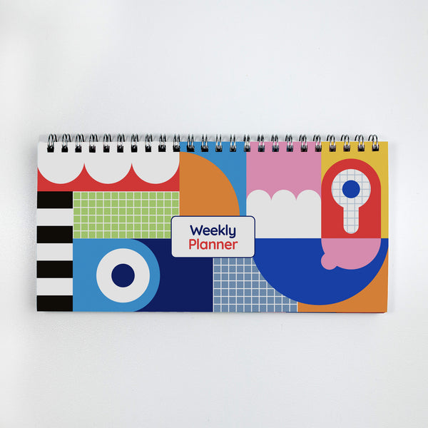 charles and marie WEEKLY PLANNER Luna Park | WOCHEN SCHREIBTISCH PLANER | 108 Seiten | nolki