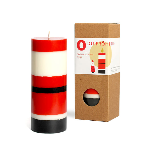 Charles And Marie WEIHNACHTSMANN - Dicke Stumpen-Kerze - 73 Std. Brenndauer | Not The Girl Who Misses Much