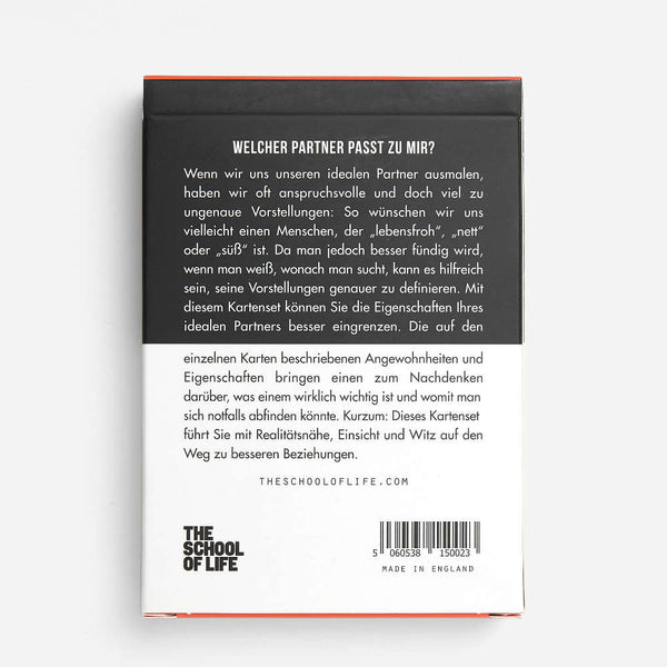 Charles And Marie WELCHER PARTNER PASST ZU MIR? | KARTENSPIEL Für Die Realistische Partnerwahl | The School Of Life