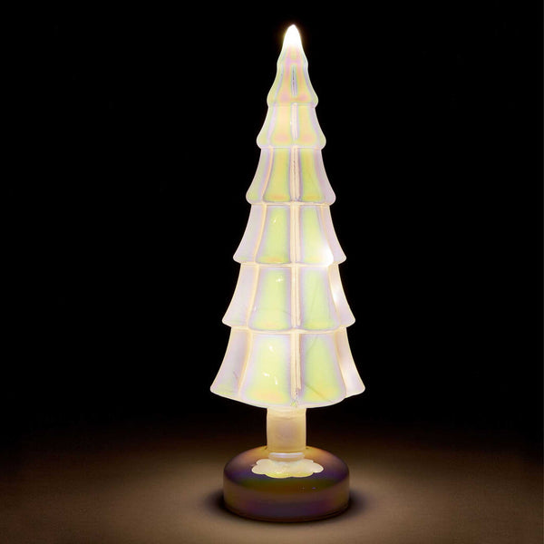 Charles And Marie WHITE - Glas-TANNENBAUM Mit LED Beleuchtung - 33 Cm Hoch | MoMA