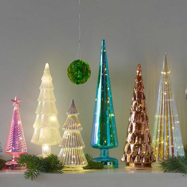 Charles And Marie WHITE - Glas-TANNENBAUM Mit LED Beleuchtung - 33 Cm Hoch | MoMA