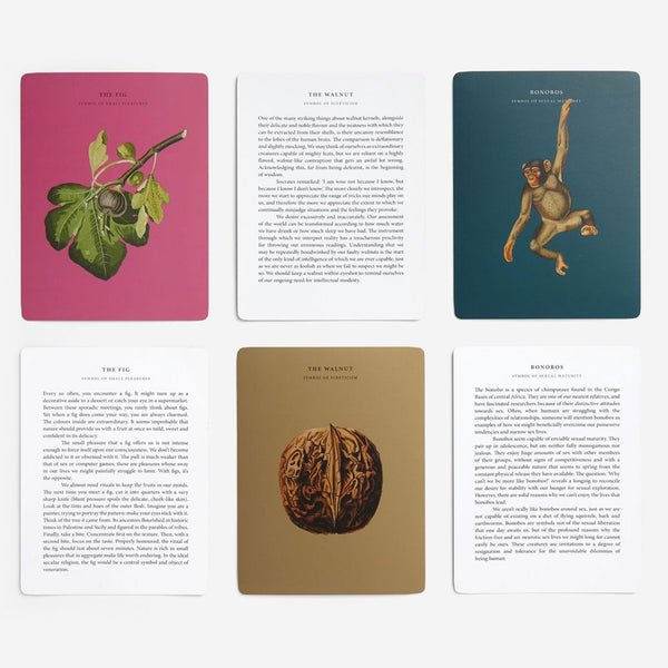 Charles And Marie WISDOM OF NATURE | KARTENSPIEL | English Edition | The School Of Life