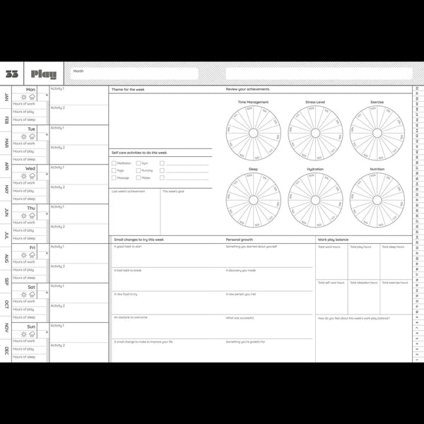 Charles And Marie WORK PLAY JOURNAL | ARBEITS- & LEBENSPLANER | A5 & 268 Seiten | Nolki