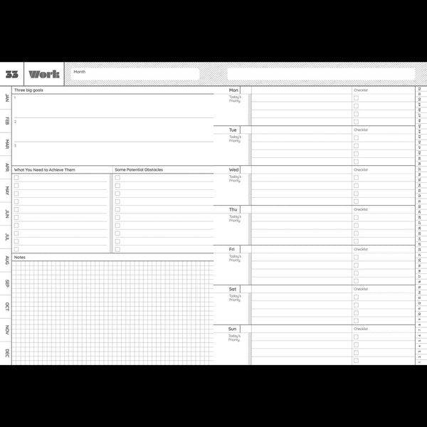 Charles And Marie WORK PLAY JOURNAL | ARBEITS- & LEBENSPLANER | A5 & 268 Seiten | Nolki