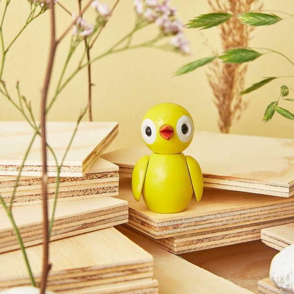 Charles And Marie YOUTHFUL YELLOW - Kleiner Gelber Holz-Deko-Vogel - Spring Birds - Chresten Sommer | Spring Copenhagen