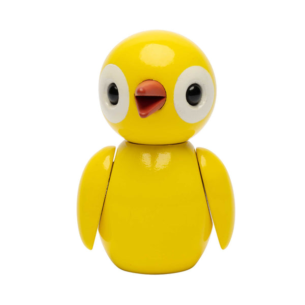 charles and marie YOUTHFUL YELLOW - Kleiner Gelber Holz-Deko-Vogel - Spring Birds - Chresten Sommer | Spring Copenhagen