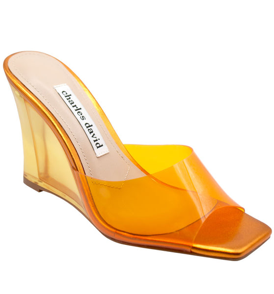 charles by charles david ESPY WEDGE Charles David Sumo Orange