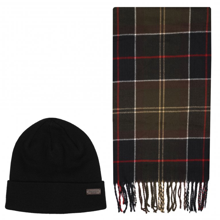 charles clinkard Barbour Swinton & Galingale Hat & Scarf Set
