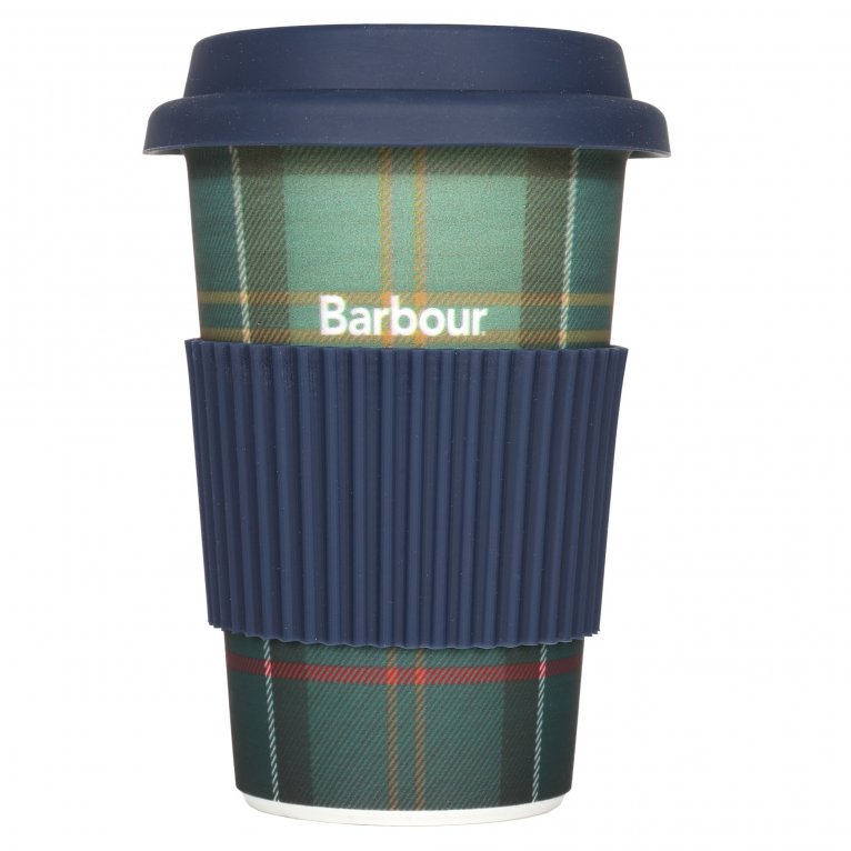 Charles Clinkard Barbour Travel Mug & Beanie Hat Men's Gift Set