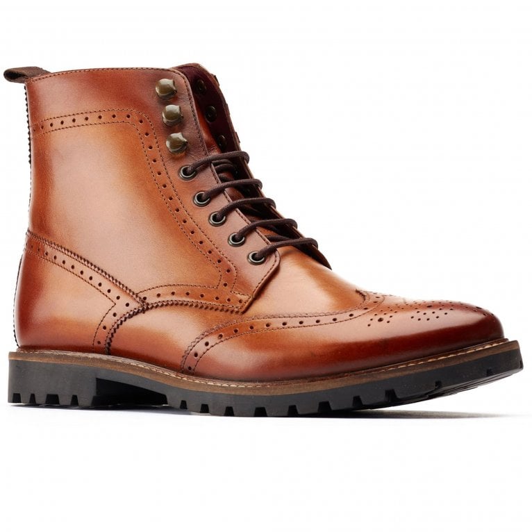 charles clinkard Base London Boone Mens Brogue Boots
