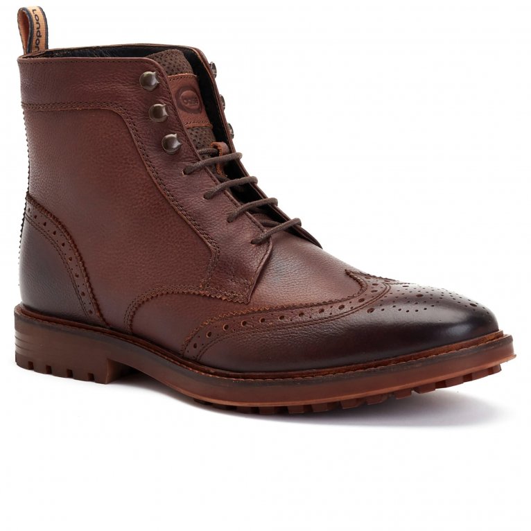 charles clinkard Base London Hemlock Mens Brogue Boots