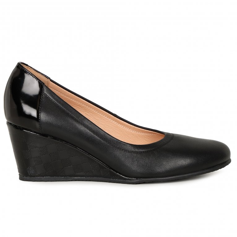 Charles Clinkard Bioeco Penelope Womens Wedge Heel Court Shoes