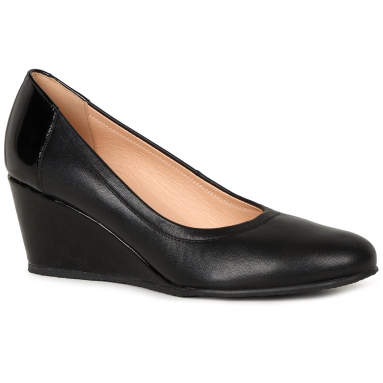 charles clinkard Bioeco Penelope Womens Wedge Heel Court Shoes