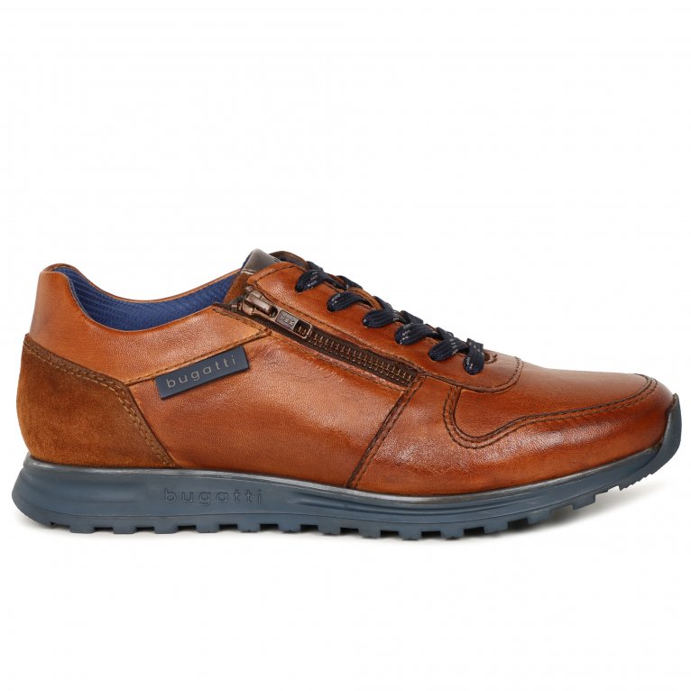 Charles Clinkard Bugatti Crome Mens Trainers