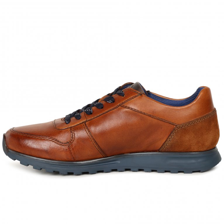 Charles Clinkard Bugatti Crome Mens Trainers