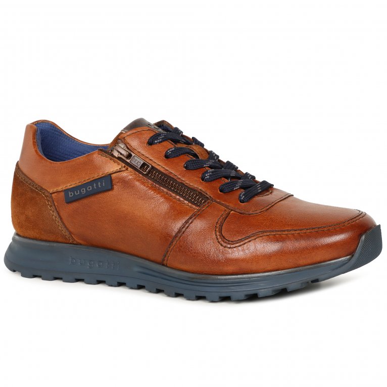 charles clinkard Bugatti Crome Mens Trainers