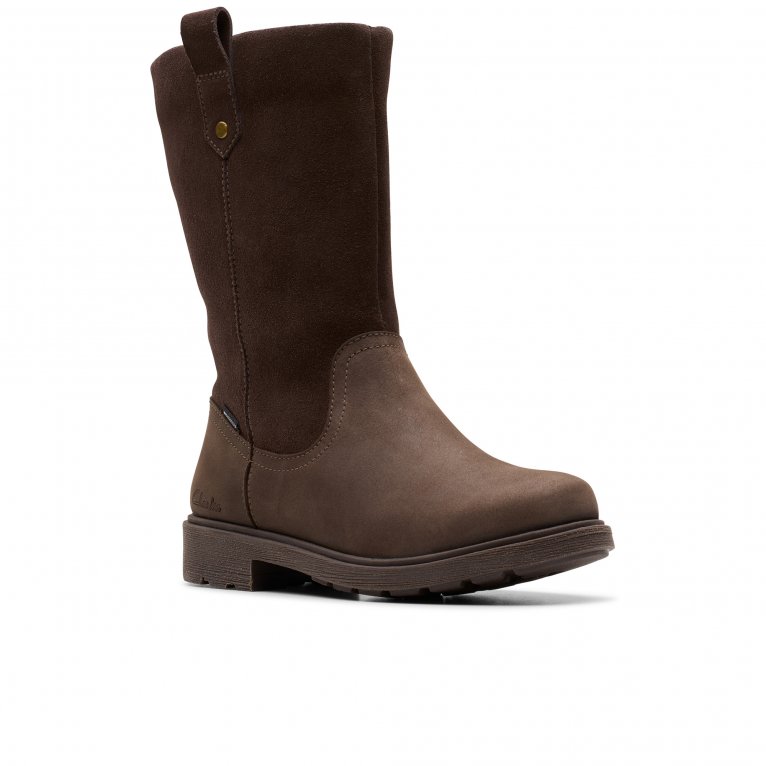 charles clinkard Clarks Astrol Zip K Girls Boots