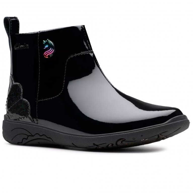 charles clinkard Clarks Relda Glow K Girls Boots