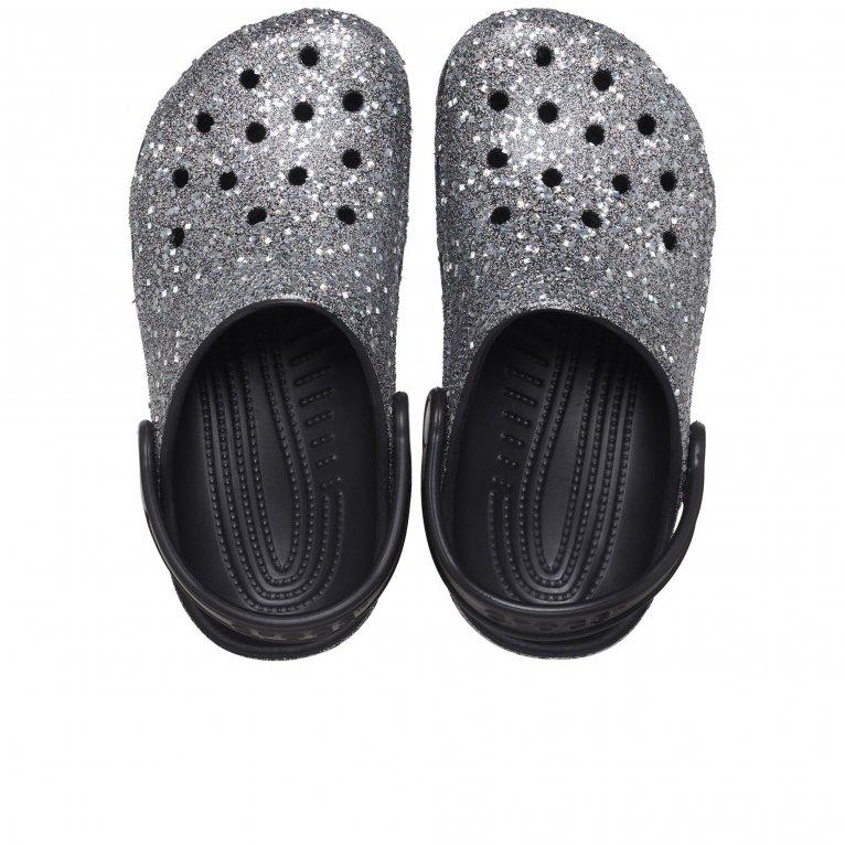 Charles Clinkard Crocs Classic Glitter Girls Clogs