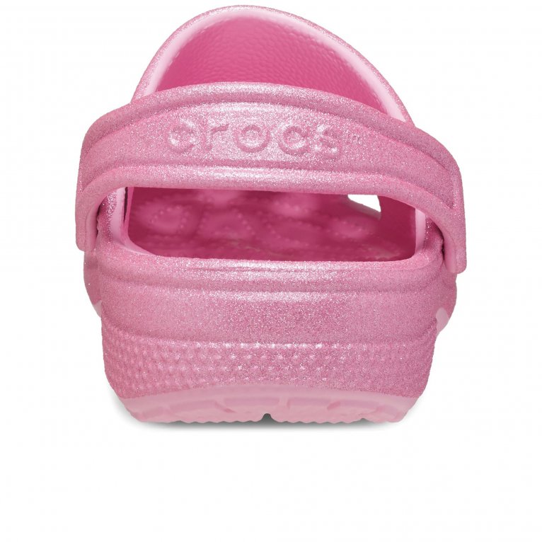Charles Clinkard Crocs Classic Glitter Girls Clogs
