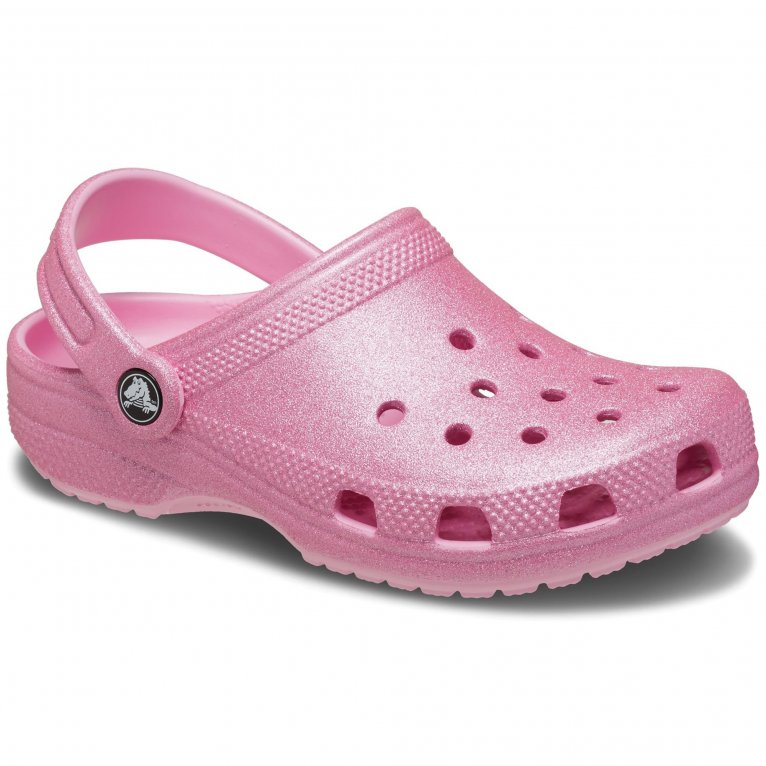 charles clinkard Crocs Classic Glitter Girls Clogs