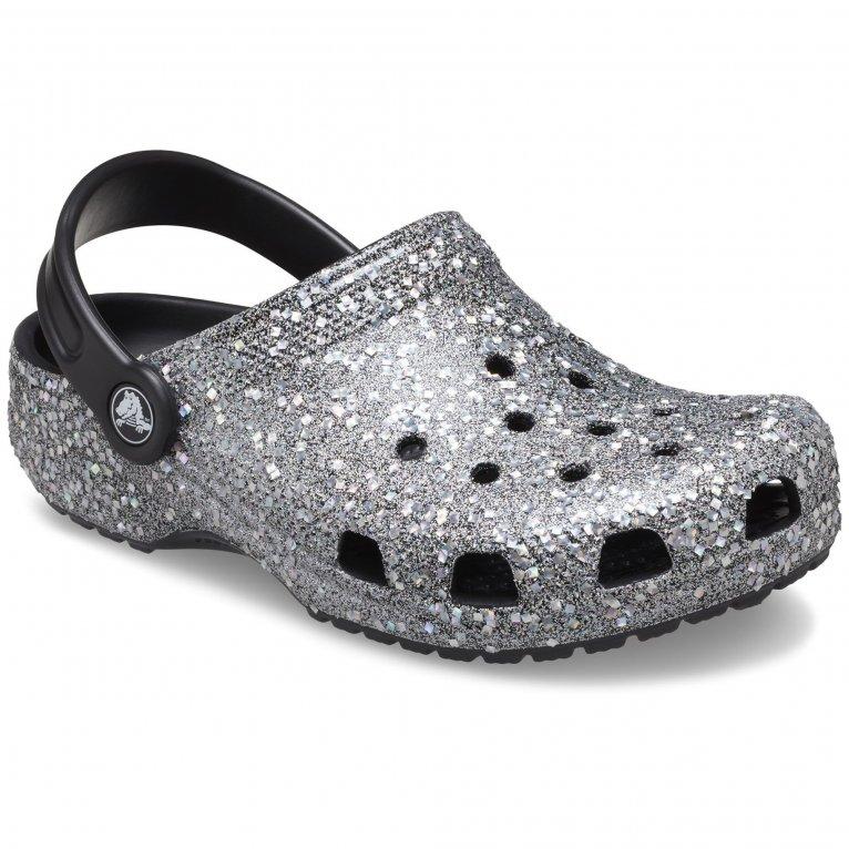 charles clinkard Crocs Classic Glitter Girls Clogs