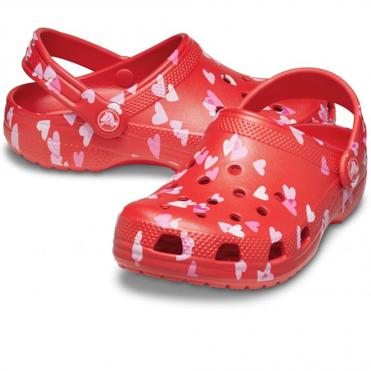Charles Clinkard Crocs Classic Graphic Girls Clogs