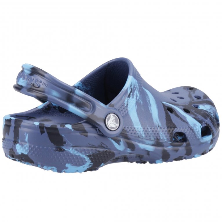 Charles Clinkard Crocs Classic Marbled Boys Clogs
