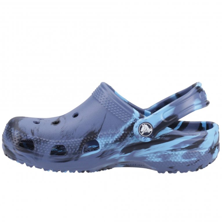 Charles Clinkard Crocs Classic Marbled Boys Clogs
