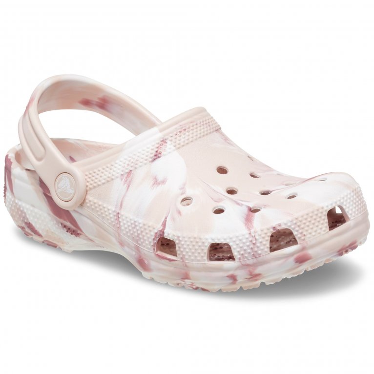 charles clinkard Crocs Classic Marbled Girls Clogs