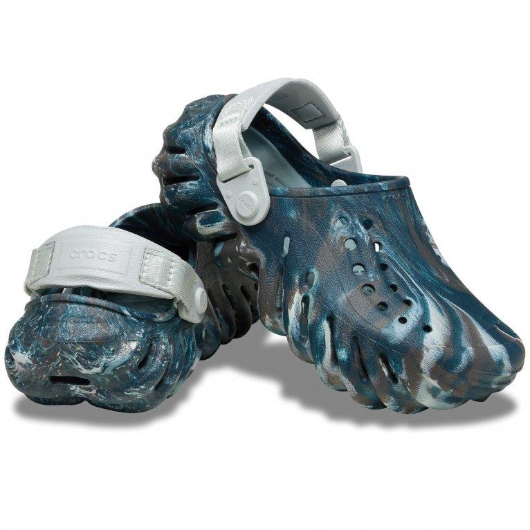 Charles Clinkard Crocs Echo Marbled Boys Clogs