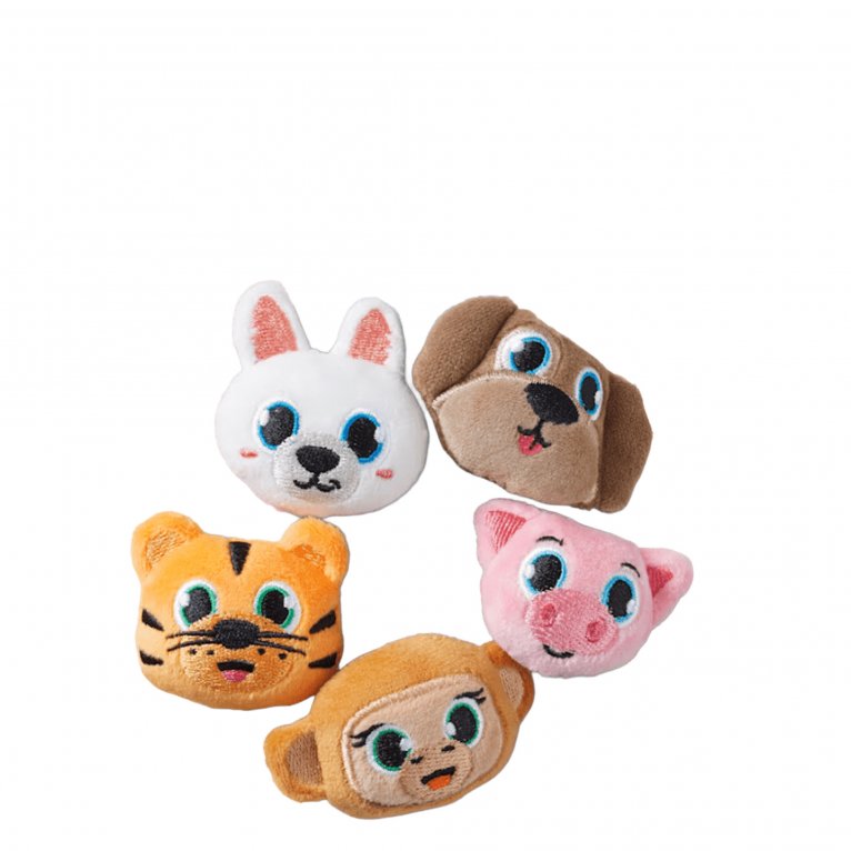 charles clinkard Crocs Fuzzy Animal Jibbitz 5 Pack