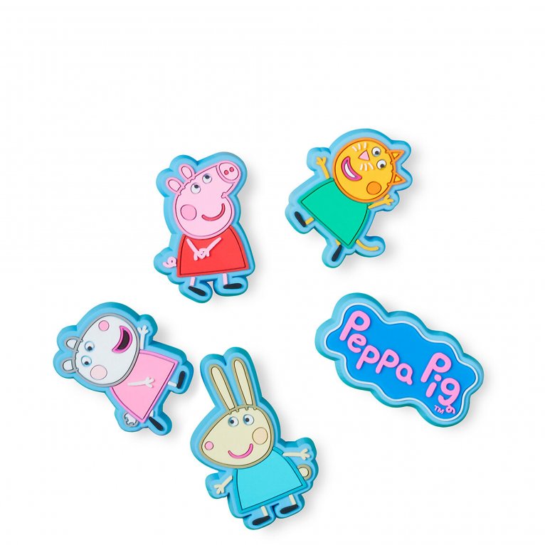charles clinkard Crocs Peppa Pig 5 Pack Jibbitz