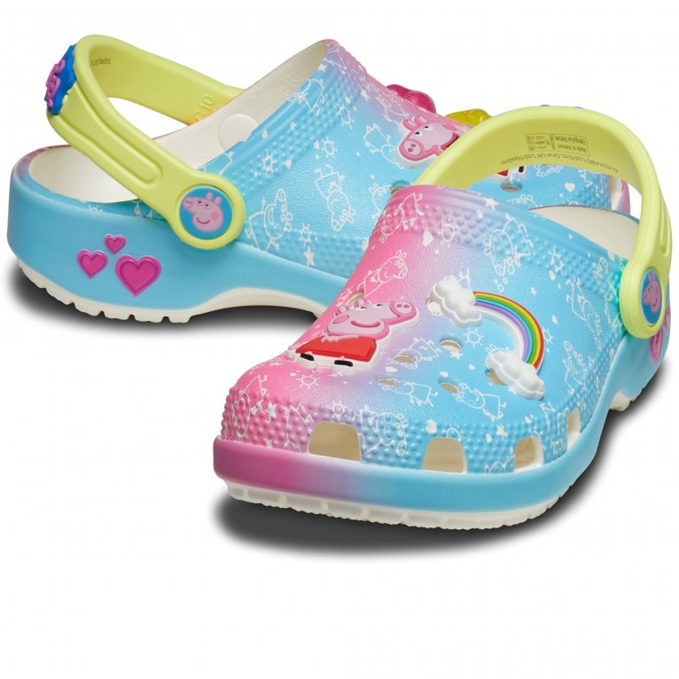 Charles Clinkard Crocs Peppa Pig Girls Clogs