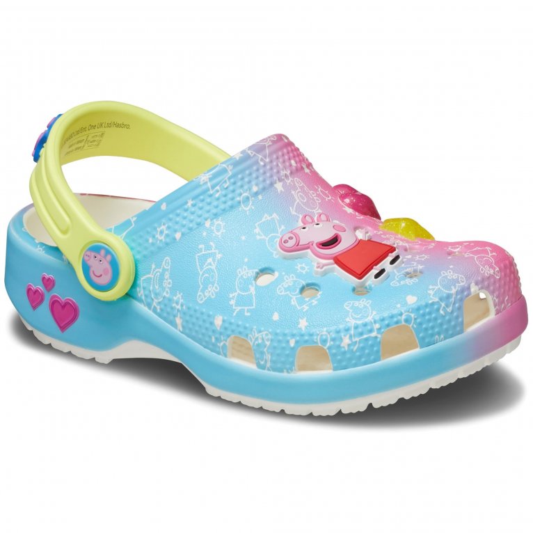 charles clinkard Crocs Peppa Pig Girls Clogs