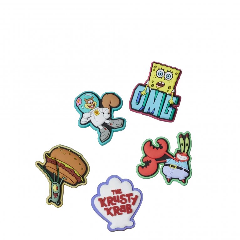 charles clinkard Crocs Spongebob 5 Pack Jibbitz