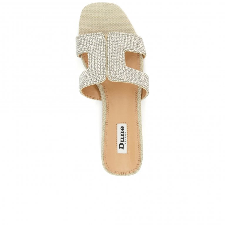 Charles Clinkard Dune Loupe Womens Slip On Sandals