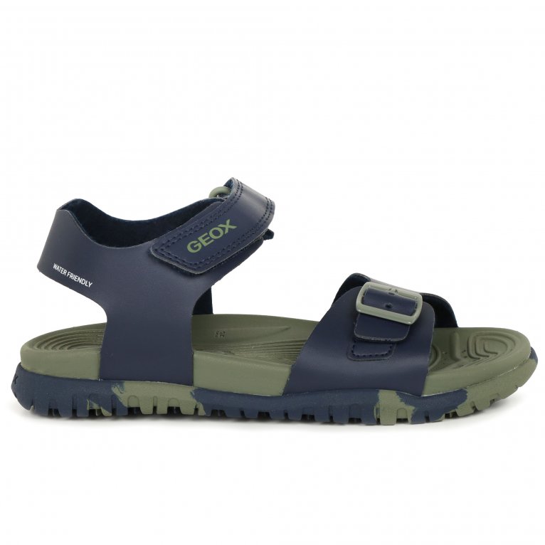 Charles Clinkard Geox J Fusbetto Kids Sandals