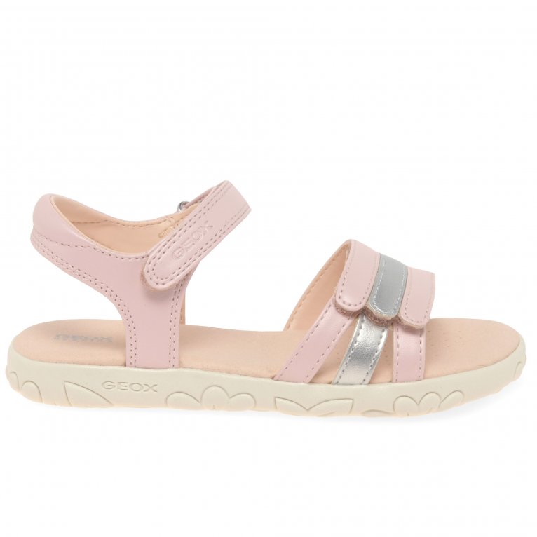 Charles Clinkard Geox Junior Haiti Girls Sandals