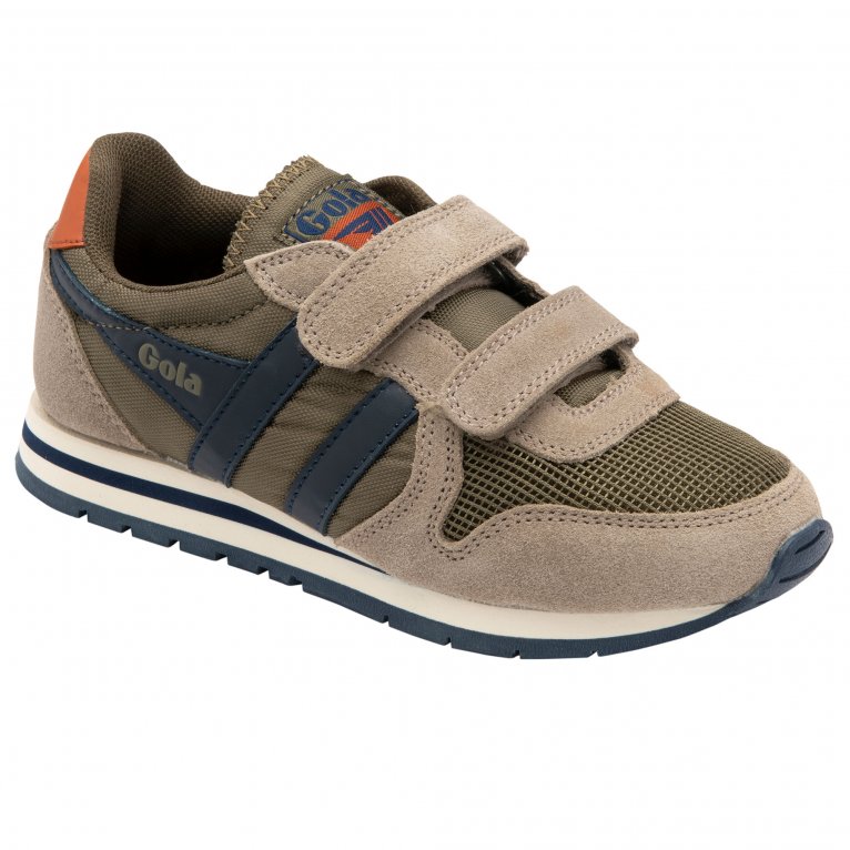 charles clinkard Gola Daytona Strap Boys Trainers