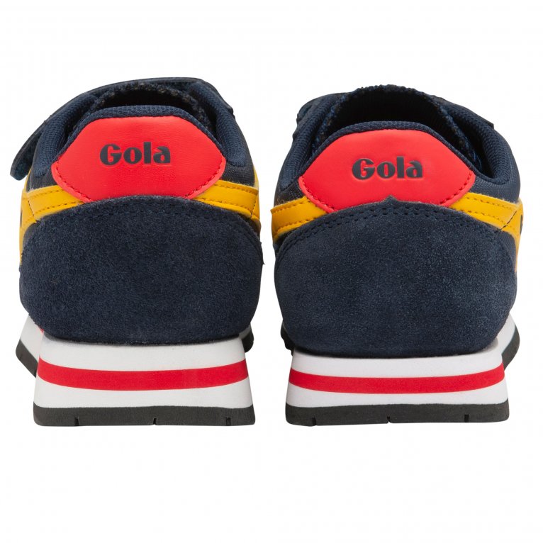 Charles Clinkard Gola Daytona Strap Kids Trainers