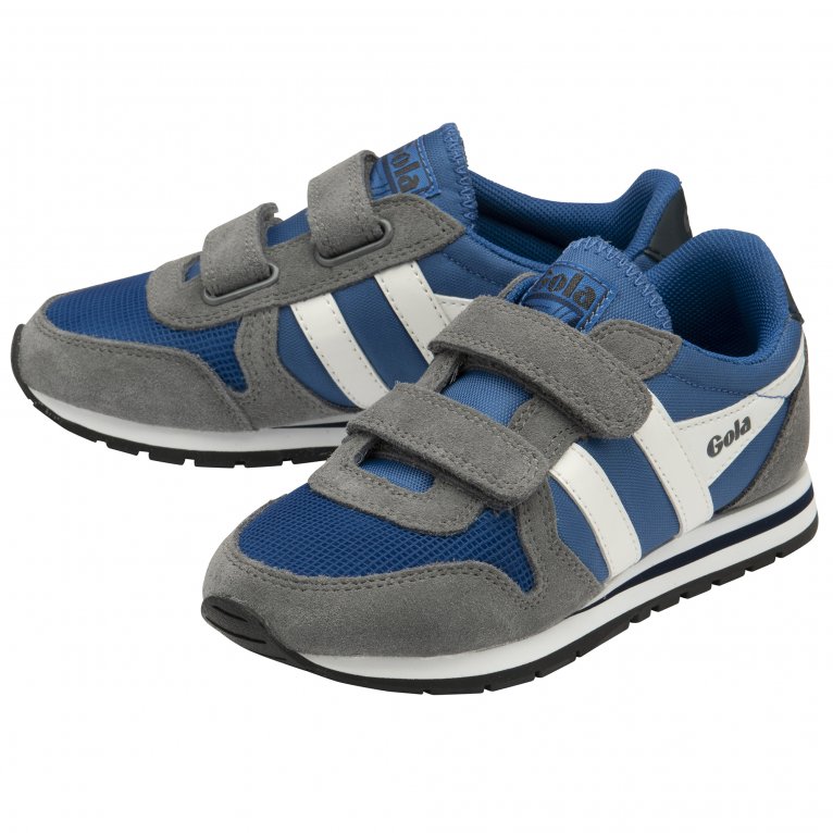 Charles Clinkard Gola Daytona Strap Kids Trainers