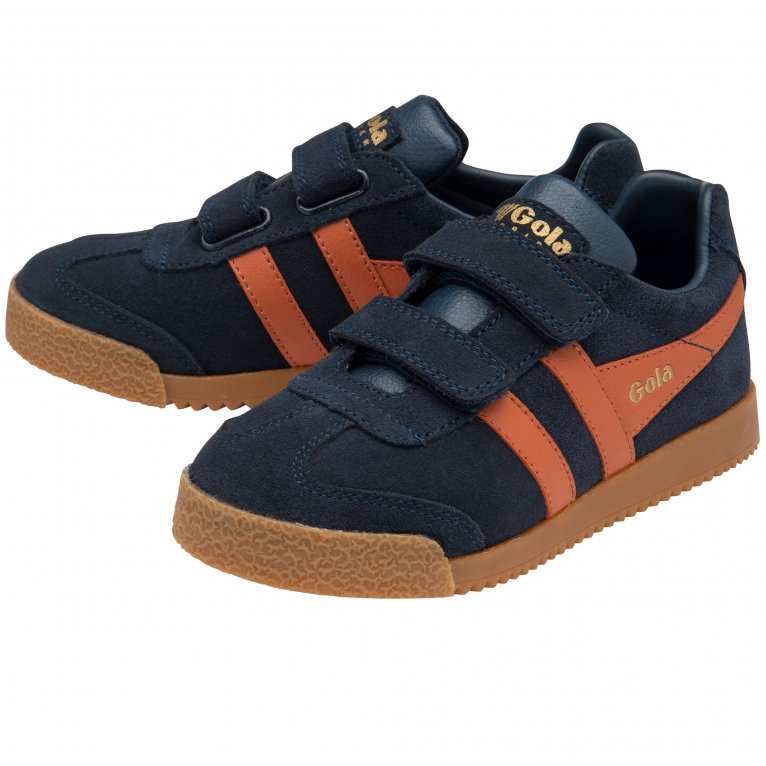 Charles Clinkard Gola Harrier Strap Boys Trainers